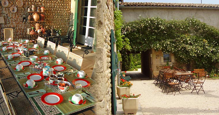 Fermer - La grande cuisine de la Drôme provenale  La Farella (france)