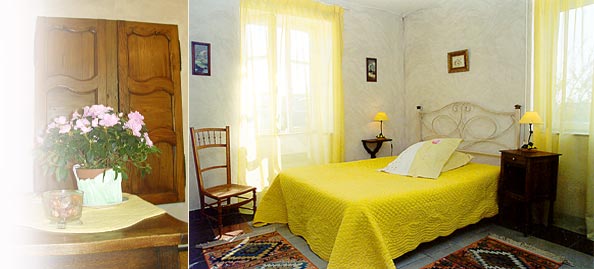 Chambre d'h&ocirc;te Citronnelle (3 &eacute;pis  G&icirc;tes de France) situ&eacute; dans la Drome Provence