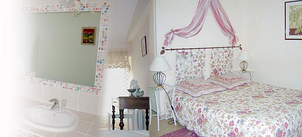 Chambre d'hôte Pivoine (3 épis  Gîtes de France) situé dans la Drome Provence