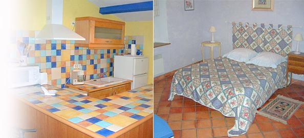 Zoom - La cuisine du g&icirc;te Dr&ocirc;me - La Farella situ&eacute; dans la Drome Provence