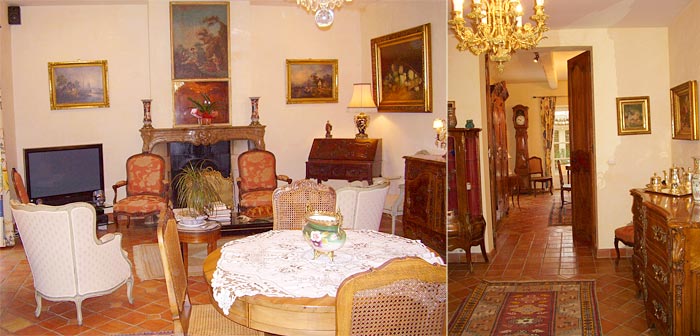 Cliquer pour fermer la fen�tre -  chambres hotes salon